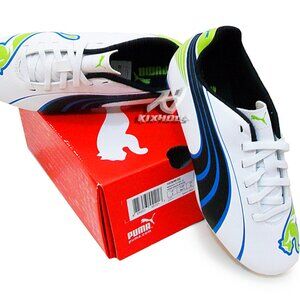 PUMA Attencio II i FG Jr Soccer Cleats Football boot Youth white neon 102686_02